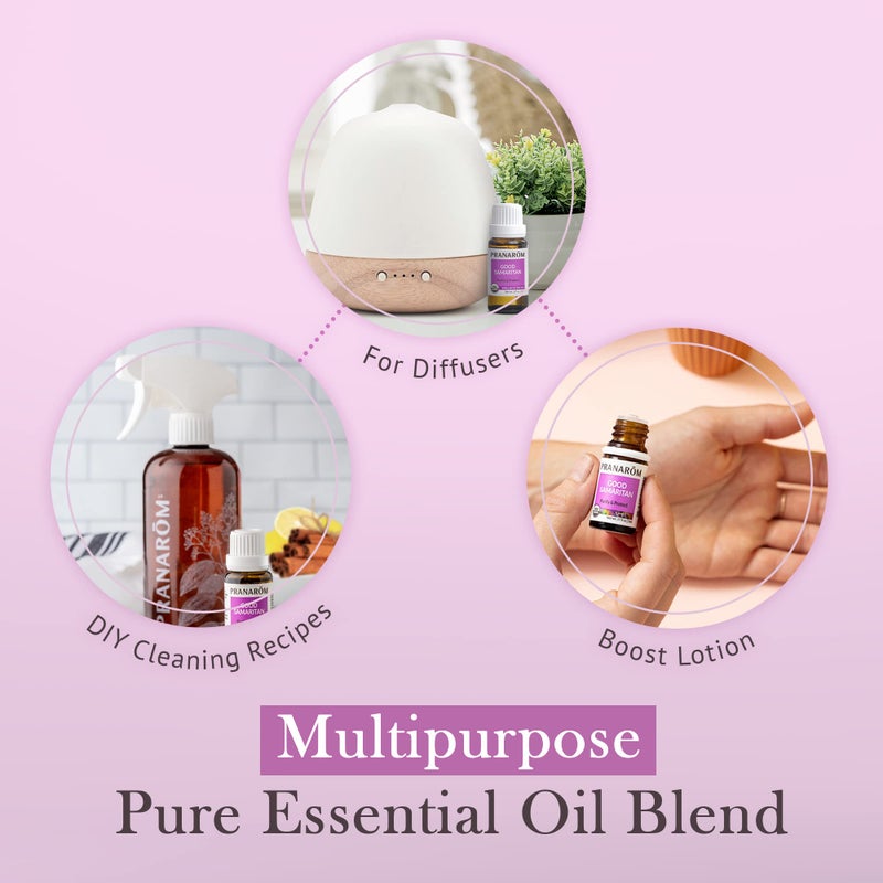 Pranarom - Good Samaritan Essential Oil Blend (15ml) -100% Pure Essential Oil for Diffusing and Cleaning | Lemon, Rosemary, Eucalyptus, Cinnamon - Image 4