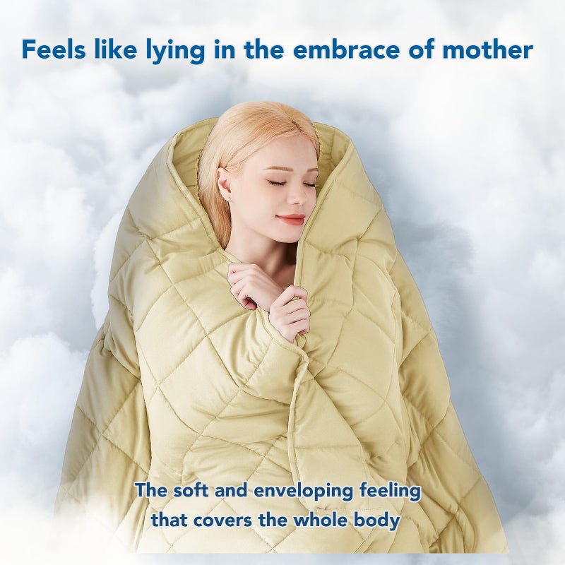 Topcee Weighted Blanket (3 lbs, 36" x 48") Cooling Throw Heavy Blanket for Sleeping Apply to 20-40 lbs, Soft Thick Breathable Blanket with Glass Bead, Easy Care - Image 4