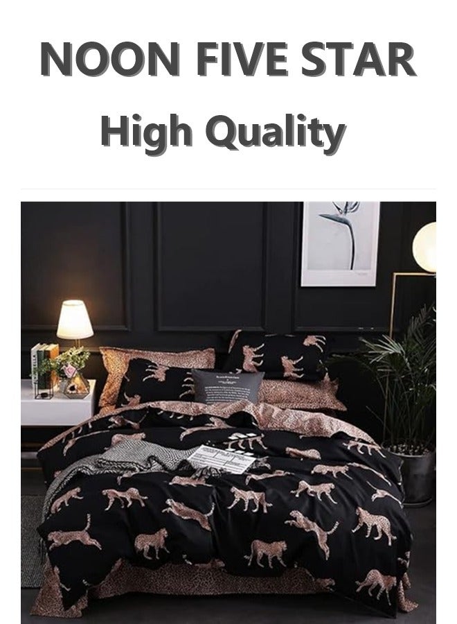 UV Cut Pro King Set 220x240cm: 6PCS Duvet Cover 4Pillow Cover 1 99% Sunlight Resistant Fitted Sheet
