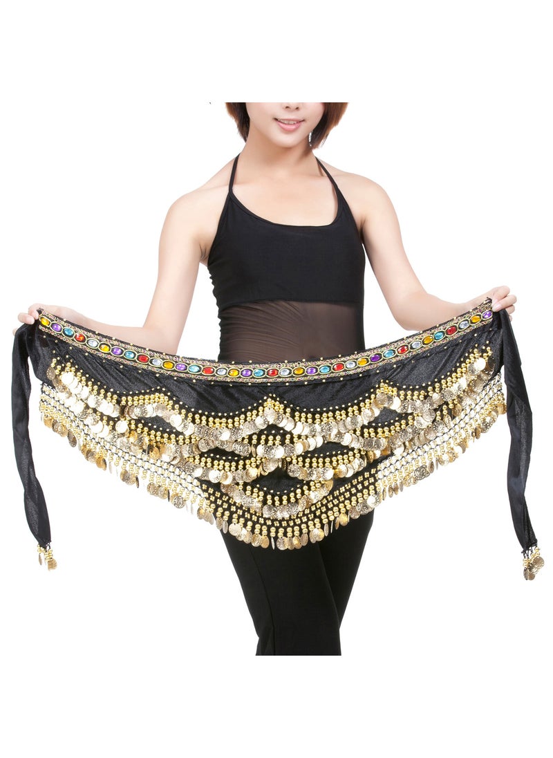 Generic - Belly Dance Sequined Waist Chain Black - Image 1