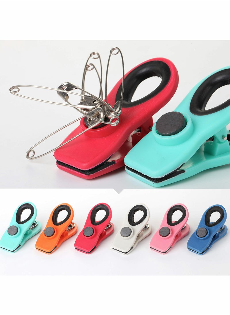 Excefore Chip Clips, Magnetic Clips, Bag Clips, Bag Clips for Food, Magnet Clips, Chip Clips Bag Clips Food Clips, Chip Bag Clip, Clips for Food Packages, Magnetic Bag Clips, Clips for Fridge 6 Pack  - Image 5