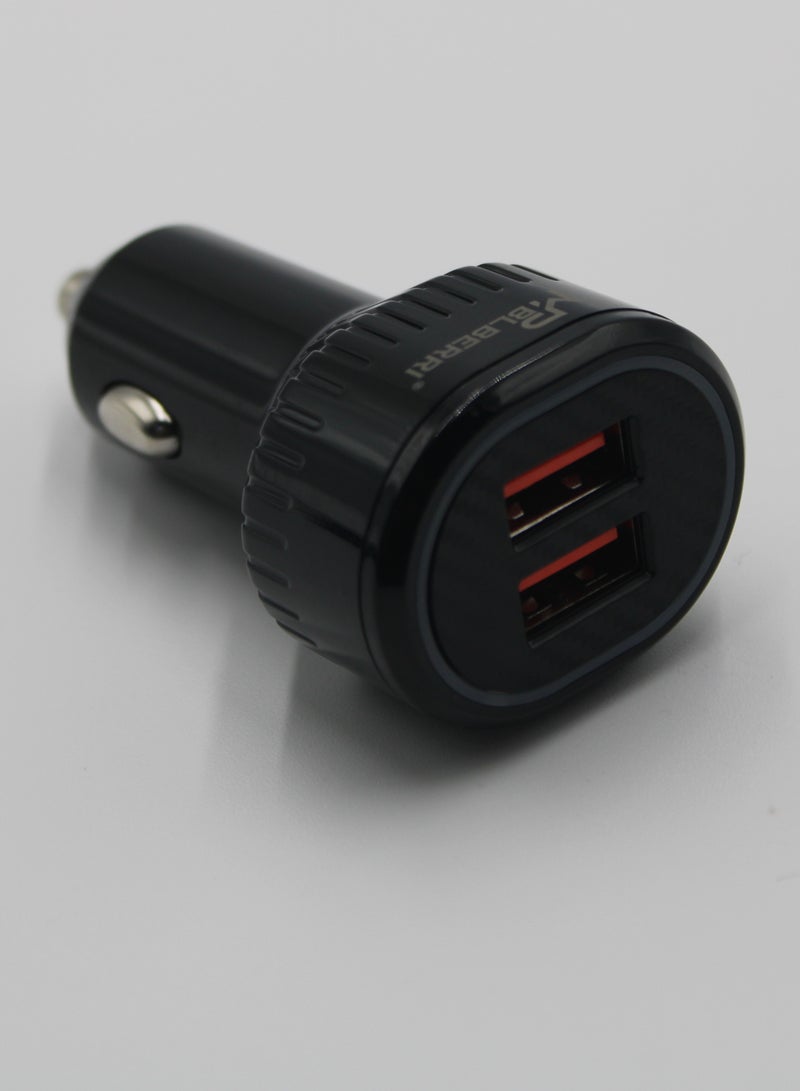 MPBLBERRI Premium Quality Dual USB Fast Car Charger - 3.1A Output (BLB-C214) - Image 2