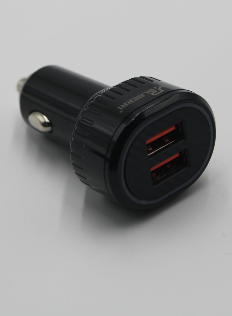 MPBLBERRI Premium Quality Dual USB Fast Car Charger - 3.1A Output (BLB-C214) - Image 3