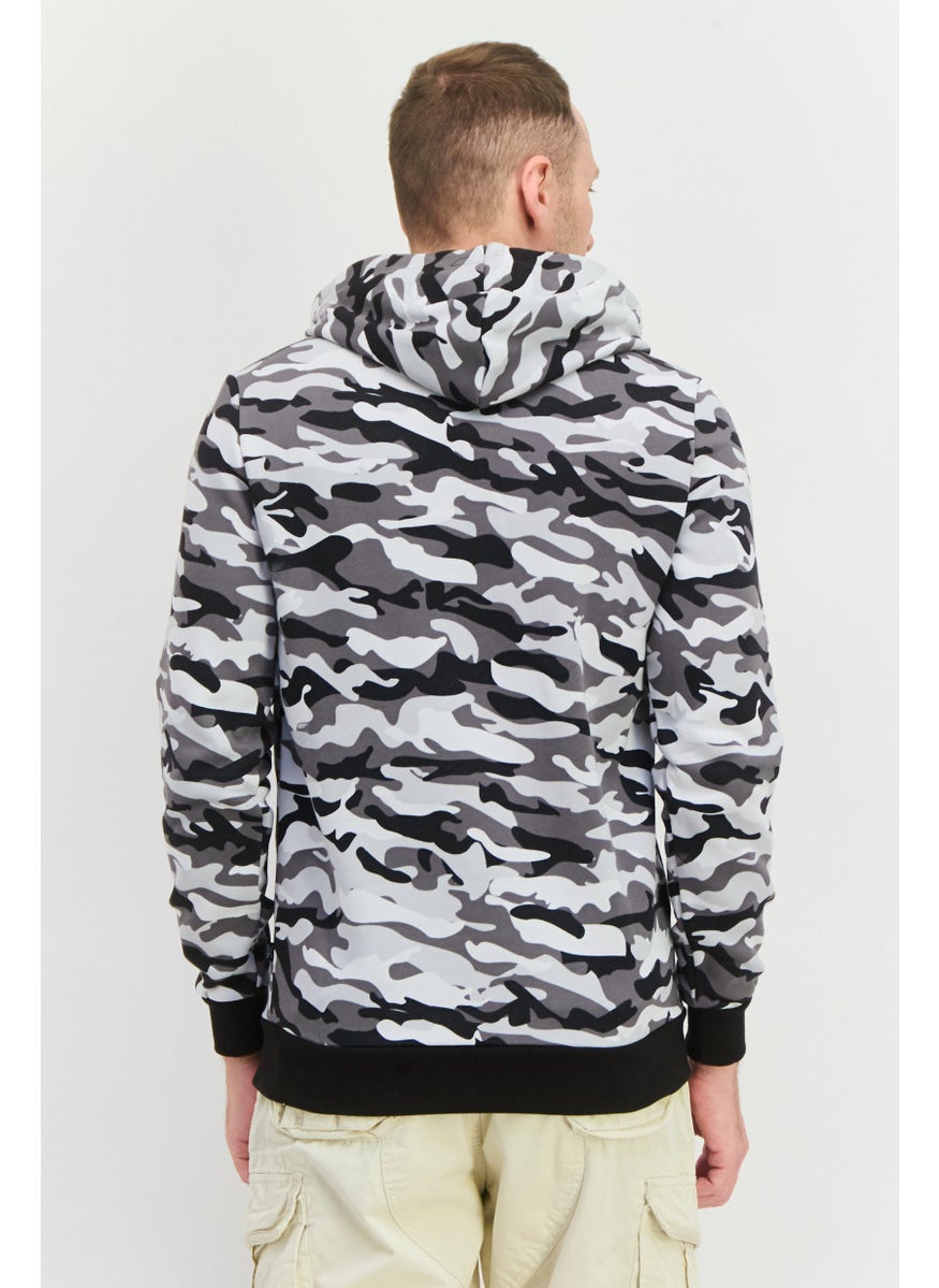 PUMA Men Sportswear Fit Long Sleeve Outdoor Hooded Sweatshirt, Black  - Image 4
