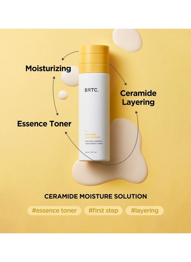 BRTC - BRTC Ceramide 3days Toner | Moisture Solution | Essence Toner | Ceramide Layering | for Dry & Dull Skin, Korean Skincare (150ml, 5.70 fl.oz) - Image 1