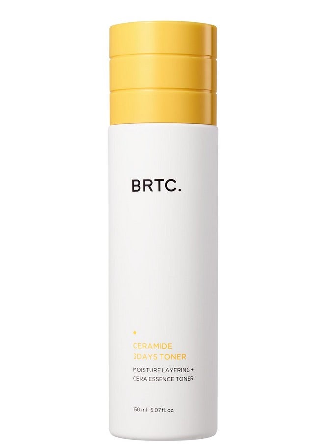 BRTC - BRTC Ceramide 3days Toner | Moisture Solution | Essence Toner | Ceramide Layering | for Dry & Dull Skin, Korean Skincare (150ml, 5.70 fl.oz) - Image 1