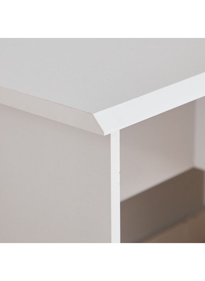 Home Box - Lisbon Study And Office Desk With 3 Drawers 60x75x120 cm - Image 1