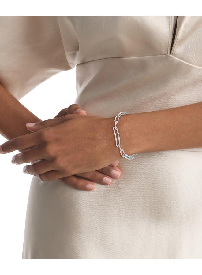 CALVIN KLEIN Asymmetrical Elegance Hand Chain Bracelet - Image 2
