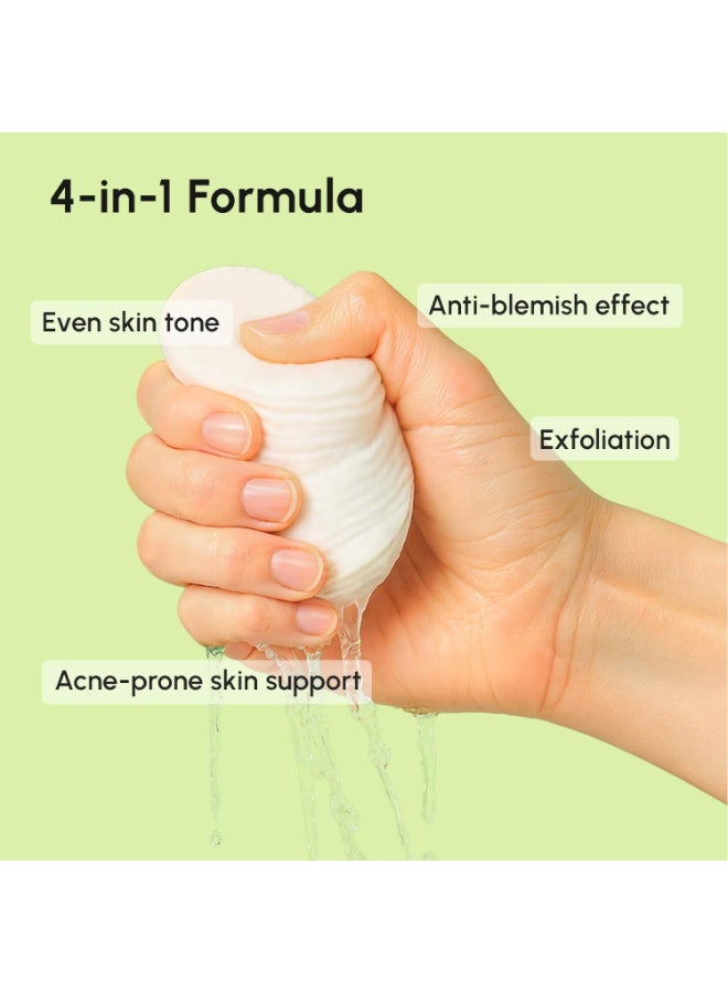 MAREE MAREE Blemish Toner Polishes - Daily Facial Radiance Toner Polish - Witch Hazel Pads Acne Face Toning - Acne Skin Care with BHA Salicylic Acid - Blemish Clearing Witch Hazel Wipes - Image 2