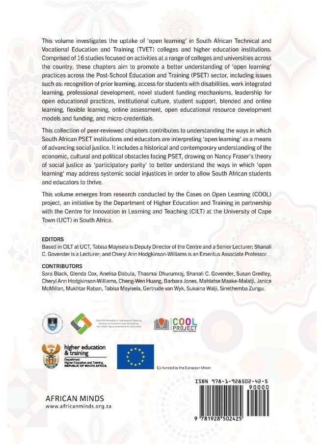 Open Learning as a Means of Advancing Social Justice: Cases in Post-School Education and Training in South Africa  - Image 2