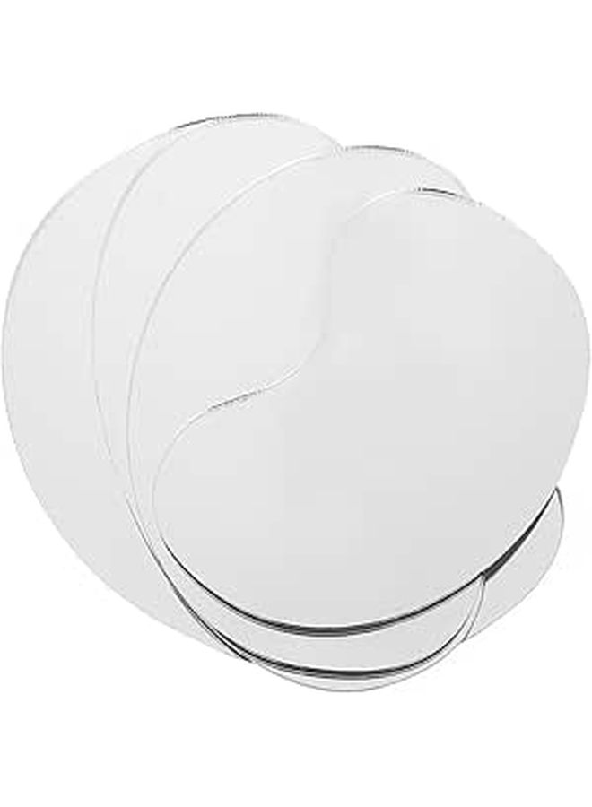4pcs Acrylic Mirror Photo Props Jewelry Trays Flat Lay Photography Background Makeup - Image 1