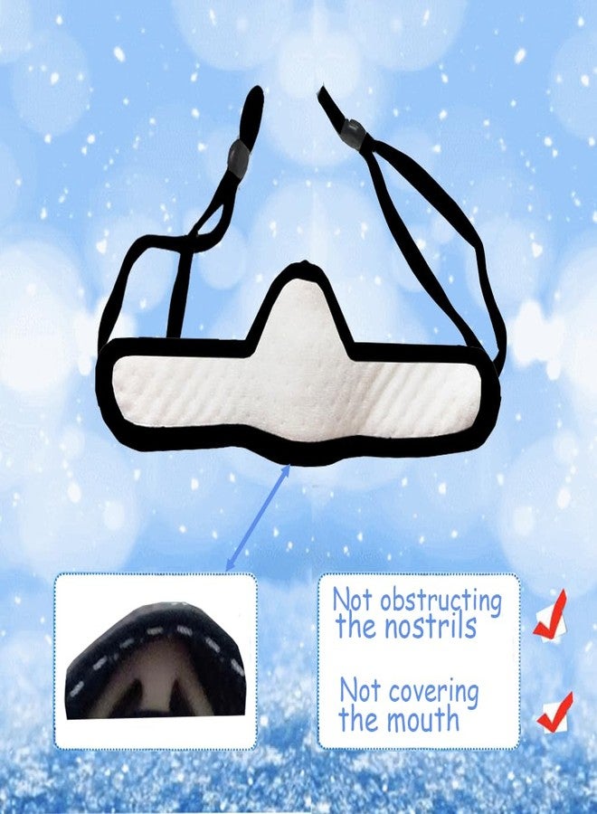 CMRCOYO Nose Warmer for Women Men Outdoor Activities Cold Protection Dust Anti Pollen Air Conditioning (2, White) - Image 2