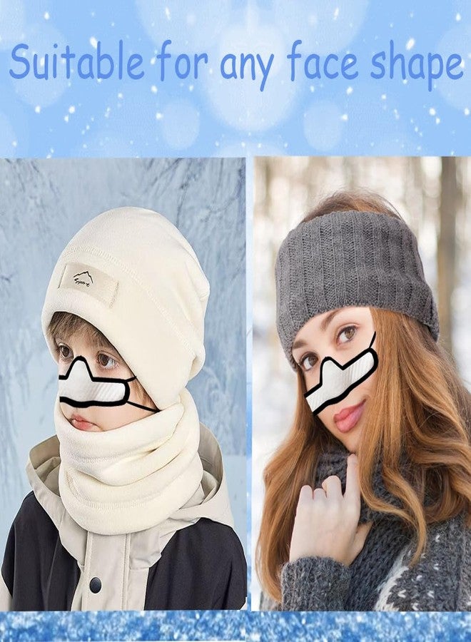 CMRCOYO Nose Warmer for Women Men Outdoor Activities Cold Protection Dust Anti Pollen Air Conditioning (2, White) - Image 4