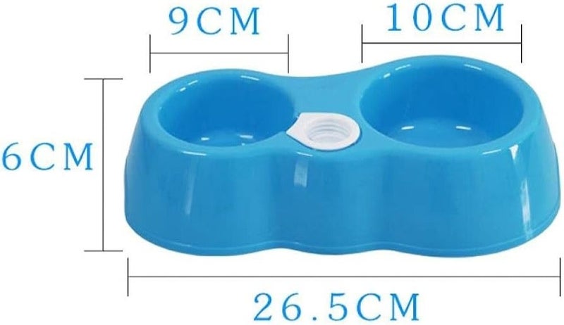 Small Plastic Bowl For Pets (Screw Cap for External Bottle) - Red - Image 5