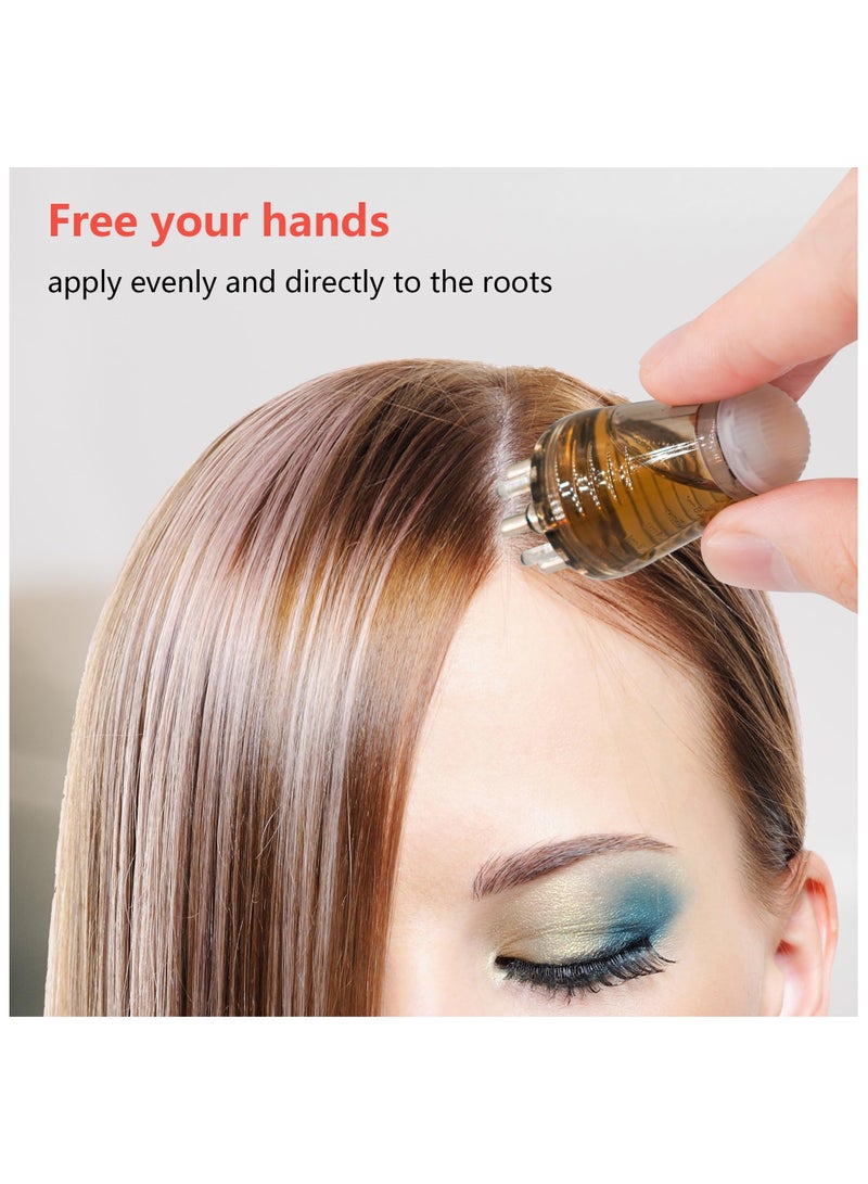 GNAFOTU Hair Oil applicator, Scalp Applicator Comb, Scalp Oil Applicator, Root Comb Applicator Bottle for Hair, Hair Serum Applicator Suitable for Various Liquids, Ball Hair Oil Applicator Bottle, for Home  - Image 5