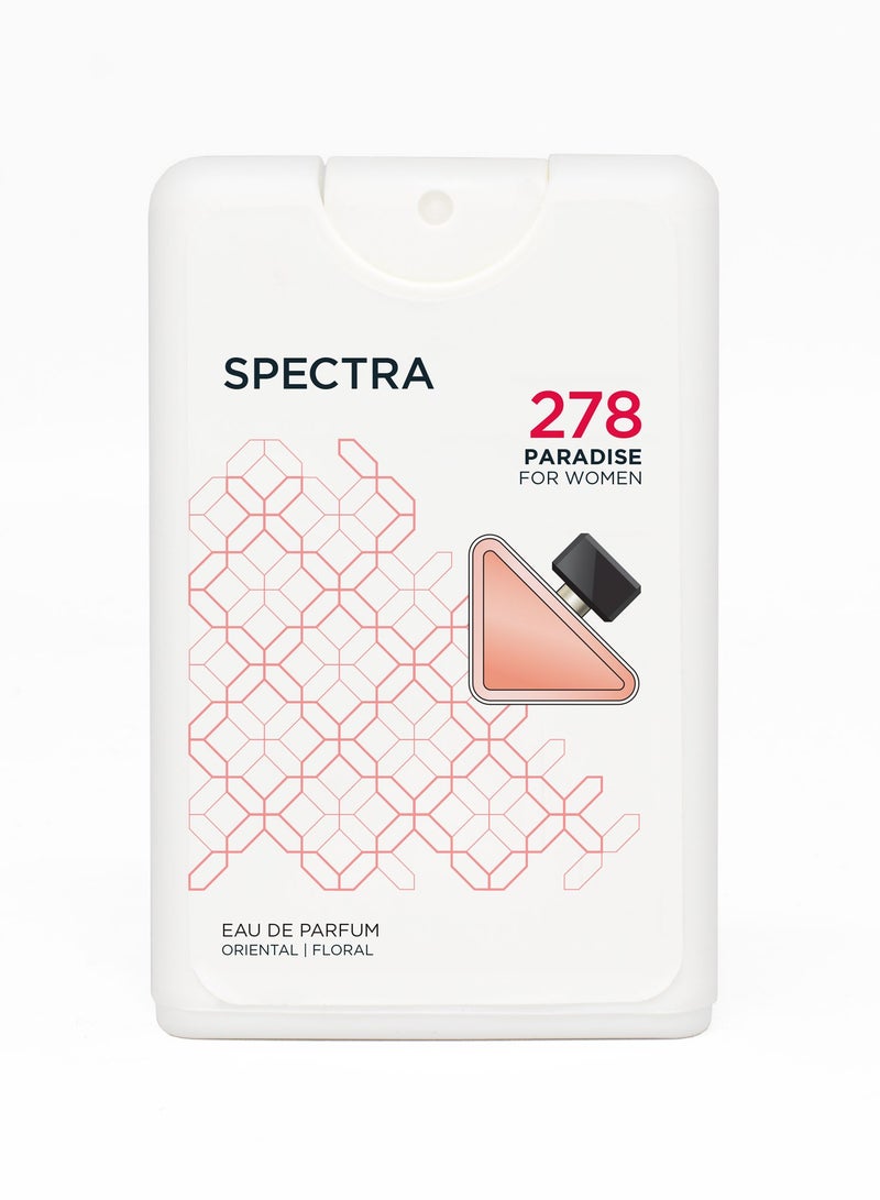 Spectra Pocket 278 Paradise EDP Perfume For Women - 18ml - Image 2