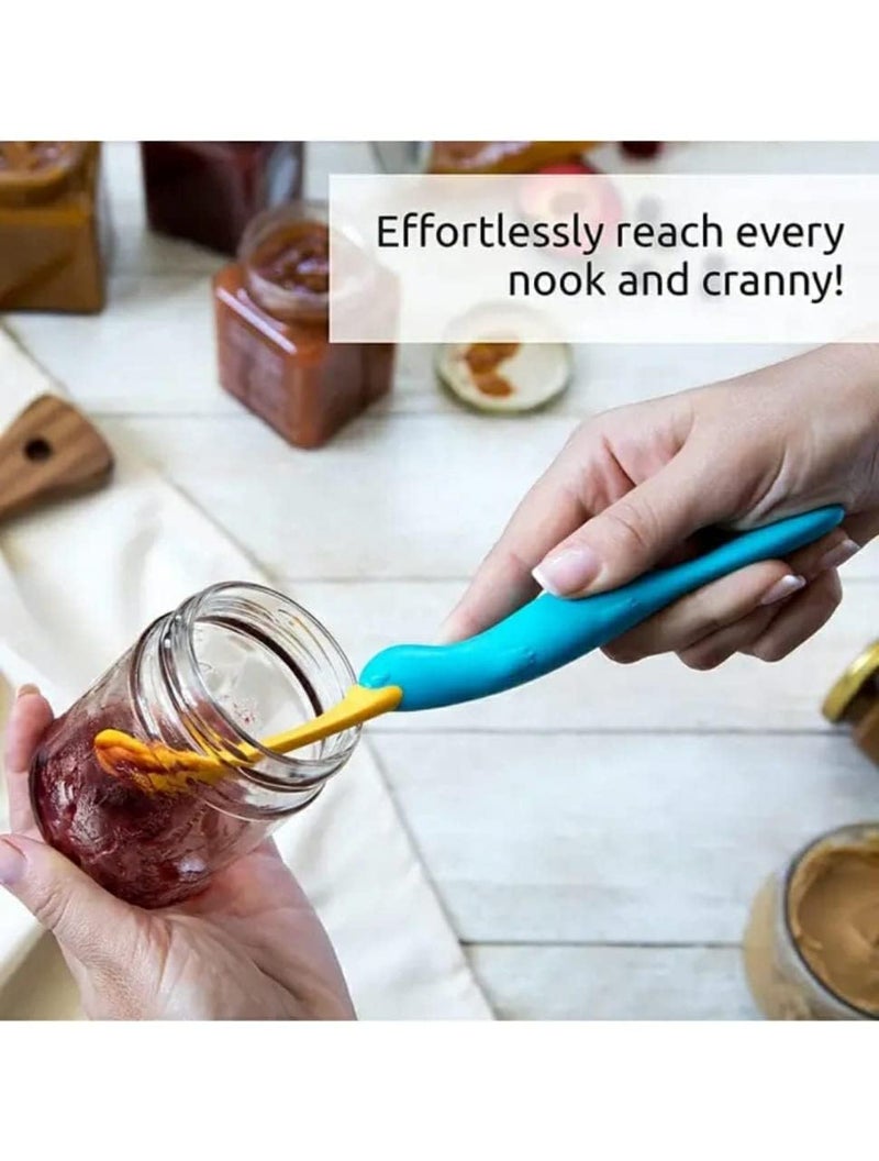 BIRZAR Unique Kitchen Gadgets BPAFree 100 Food Safe Crepe Spreader Kitchen Spatula Jar Spatulas for Scooping and Scraping - Image 4