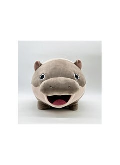 Generic Moo Deng Hippo Plush, Moo Deng Plush Toys, Moodeng Baby Hippo Soft Toy Cute, Soft Baby Hippopotamus Stuffed Animal Pillow, for Home Sofa Bedroom Decoration (1pc)  - Image 3