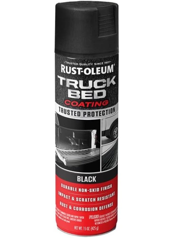 رست أوليوم طلاء صندوق الشاحنة باللون الأسود المتين غير القابل للانزلاق 425 جرام - Image 1