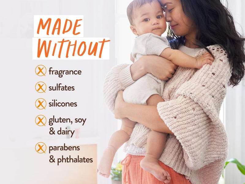 Babo Botanicals Baby Care Essentials Gift Set - Skincare, Bath & Diaper - For Delicate Skin, Fragrance-Free with Shea Butter, Includes Reusable Carry Pouch - Natural & Plant Based - 5 Items Set - Image 3