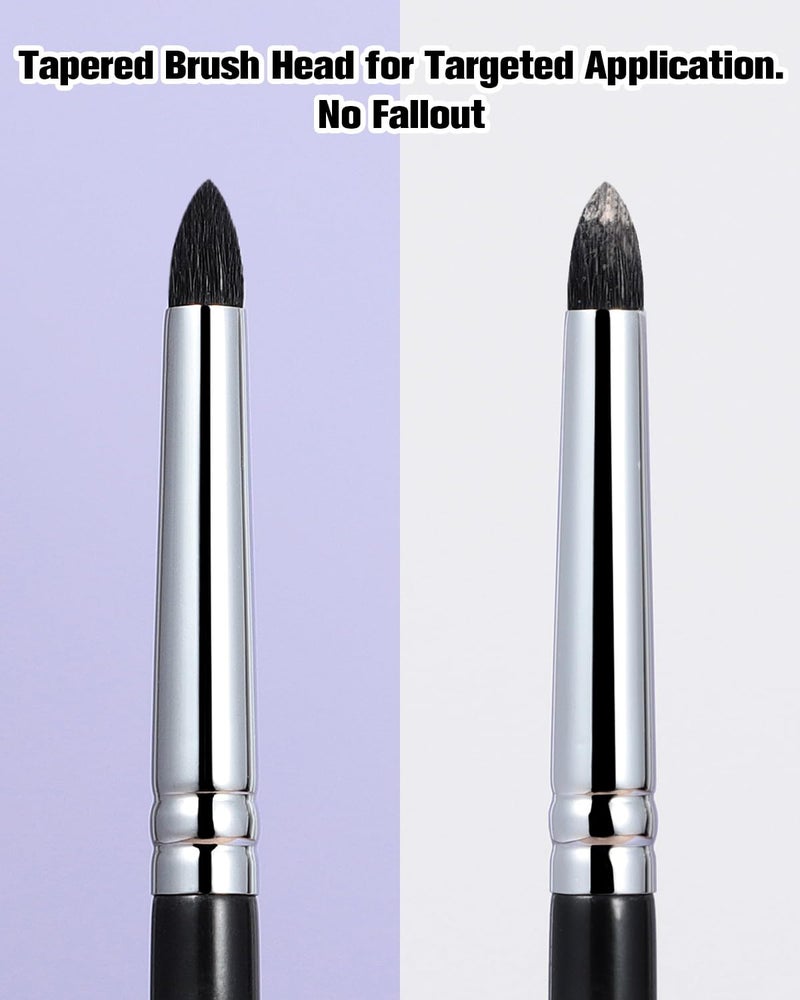 EIGSHOW Small Smudge Brush for Precise Eye Brightening and Under Eye Highlighting (E834) - Image 3