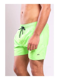 WHITE RABBIT Plain Basic Mid-Rise Swim Shorts  - Image 2