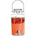 DEAYOU Glass Beverage Dispenser with Spigot, Cold Drink Ice Tea Dispenser with Trigger Clamp Locking Lid, Glass Mason - Image 2