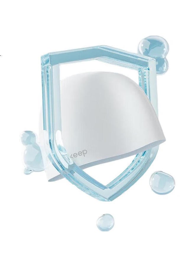 Keep Swimming Cap, Silicone Waterproof, Non-Binding, For Adults, Men And Women, Large Size, For Children With Large Head Circumference, Cherry Blossom Pink - Image 1