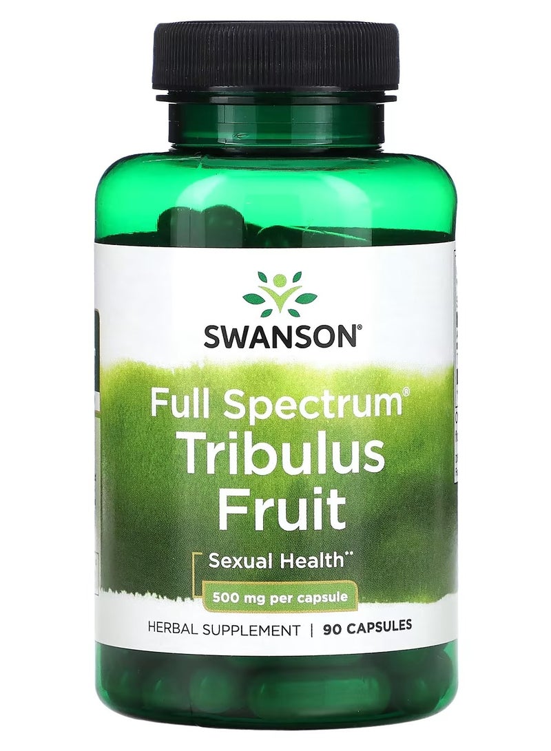 سوانسون، فاكهة التريبولوس كاملة الطيف، 500 ملغ، 90 كبسولة