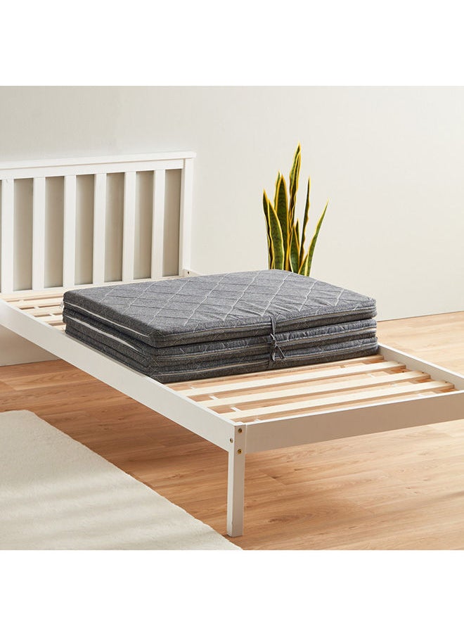 Home Box Smart Single Rebonded Foam Trifold Guest Travel Mattress - 90x190x6 cm  - Image 5