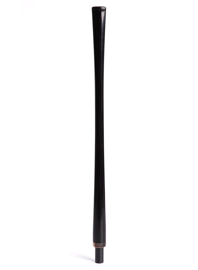 HEYSONG 2PCS Tobacco Pipe Accessories Acrylic Stem Straight Tapered Style with Horn Ring Pipe Churchwarden Stem Mouthpiece for DIY Fit 9mm Filters HSBE0124X2 - Image 4
