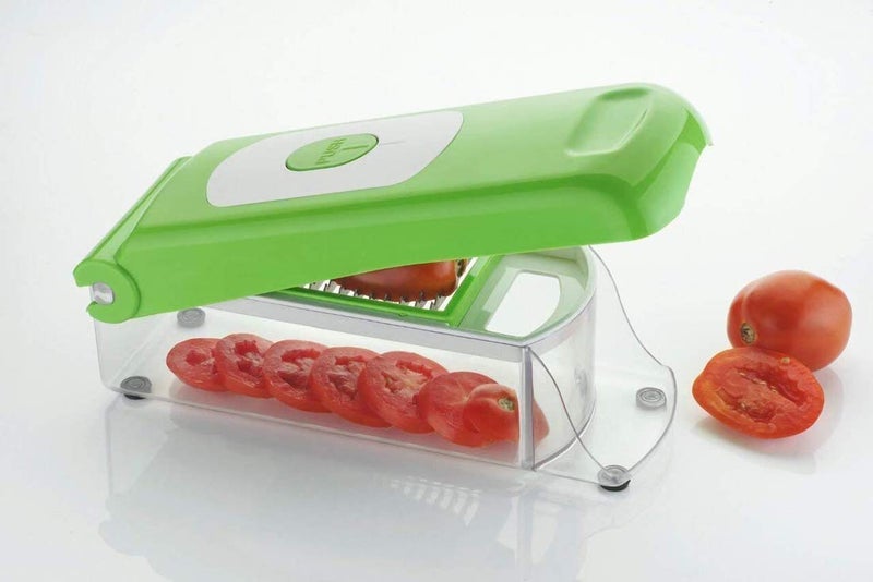 MR BRAND CREATION Plastic 12 in 1 Slicer Dicer Plus 12 Pieces Grater FoodChopper MultiCutter Slicer Peeler Dicing Fruit Vegetable Storage Container Multicolor - Image 4