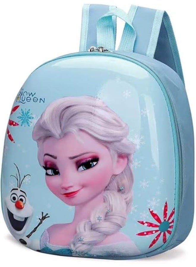 Frozen Dinnerware Frozen-themed backpack for kids featuring Elsa and Anna cartoon characters, perfect for school girls in a sparkly princess style. - Image 1