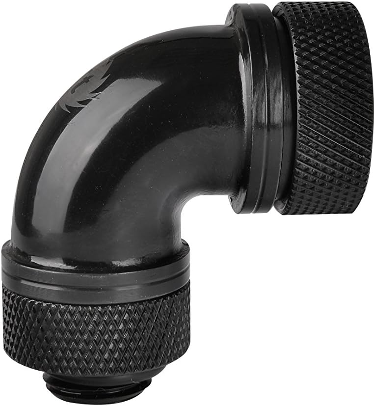 Thermaltake Pacific G14 PETG Tube 90Degree Compression 16 mm OD Fitting  Black - Image 2