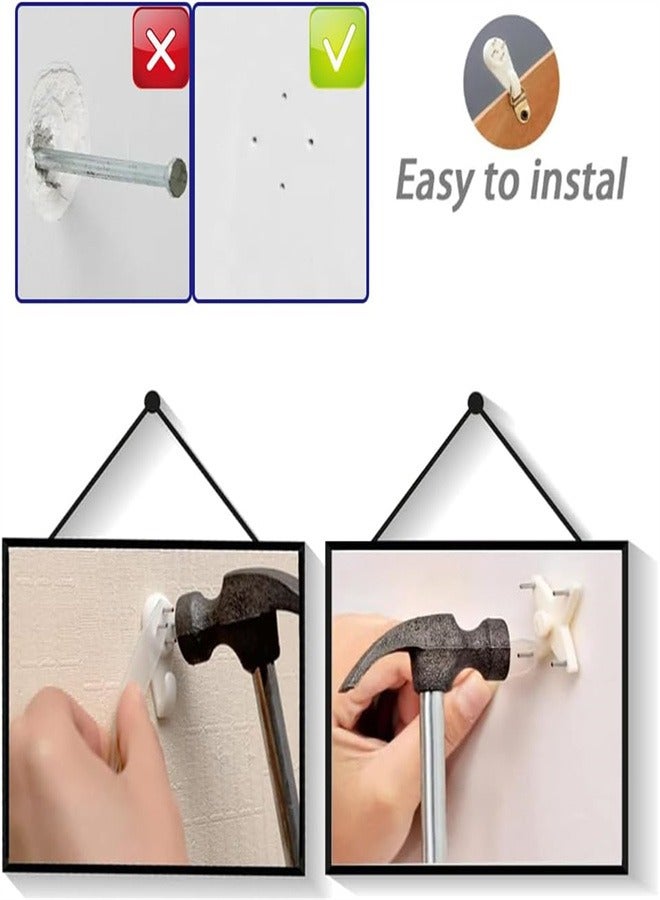 67pcs Invisible Nail Screws Wall Hooks, No Trace Picture Hangers Traceless Photo Hook Hardwall Drywall Picture Hooks for Pictures, Canvas, Painting, Mirror, Art Craft  - Image 4