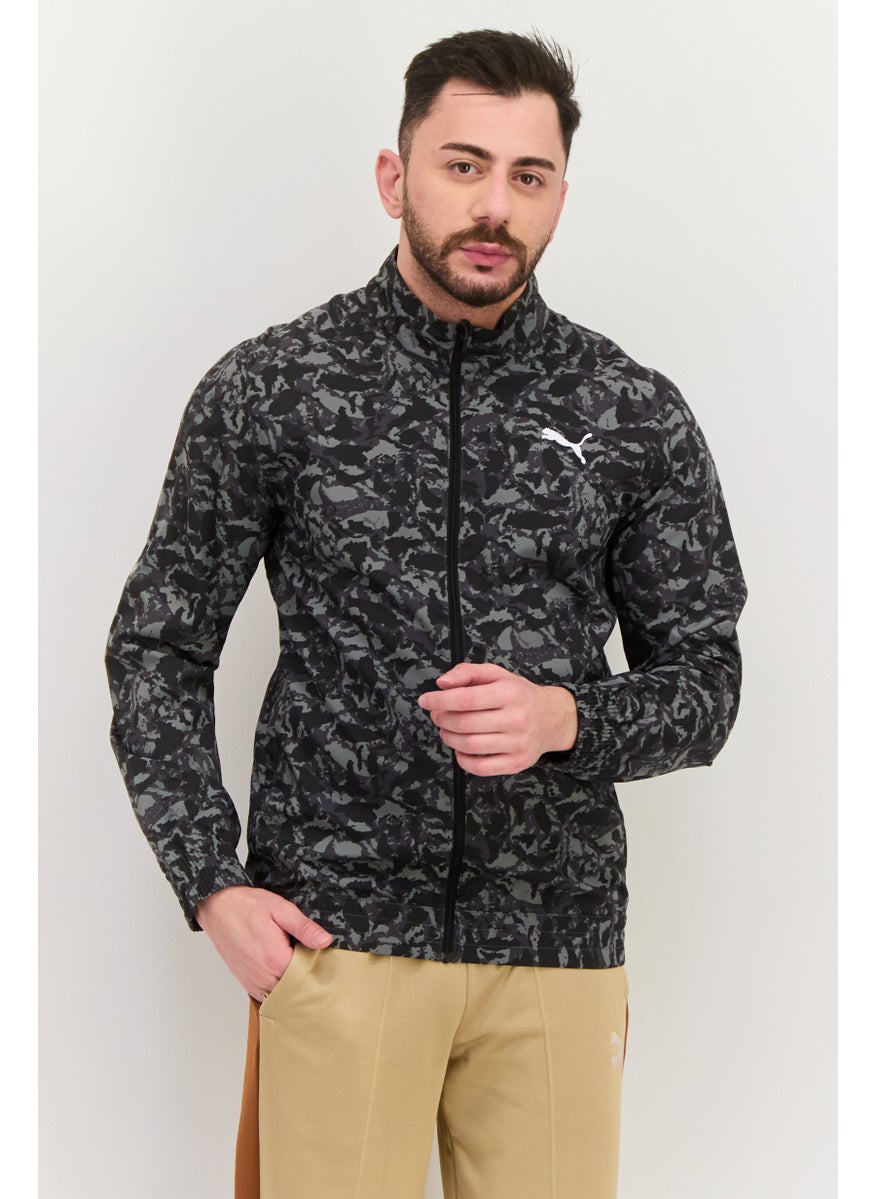 PUMA Men Sportswear Fit Long Sleeve Training Jacket, Black Combo  - Image 1