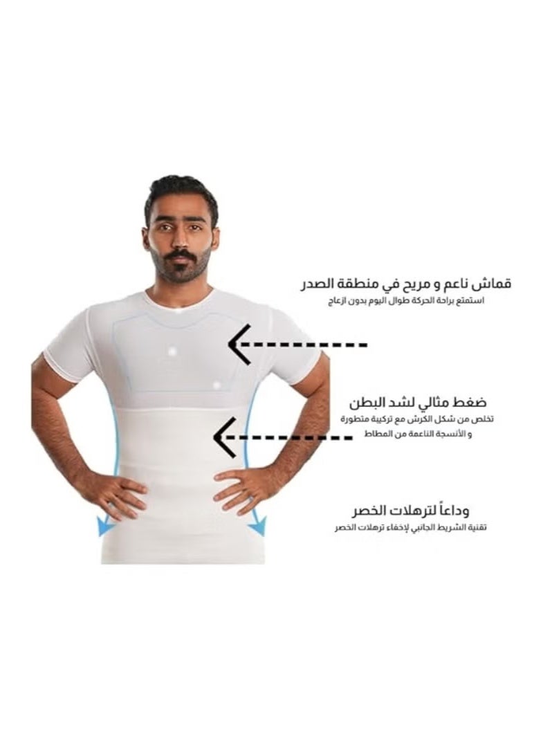 Men's Body Shaping Vest: Improved Design for Stronger Compression & Comfort - Image 2