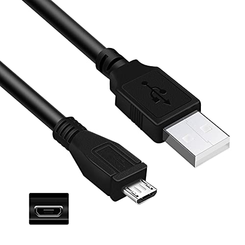 Inovat 3FT Replacement Micro USB 2.0 PC Computer Sync Data Power Charger Cable Cord for Plantronics Bluetooth Headset M20 M25 M50 M55 - Image 1