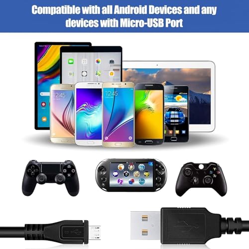 Inovat 3FT Replacement Micro USB 2.0 PC Computer Sync Data Power Charger Cable Cord for Plantronics Bluetooth Headset M20 M25 M50 M55 - Image 5