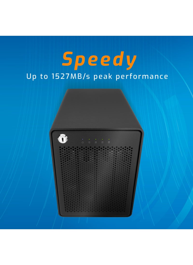 OWC OWC ThunderBay 4 RAID 5 with Dual Thunderbolt 3 Ports (32TB-Enterprise)  - Image 2