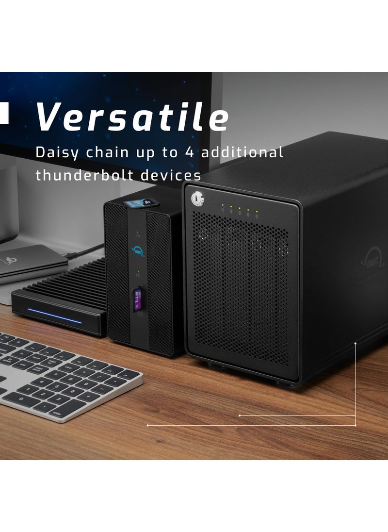 OWC OWC ThunderBay 4 RAID 5 with Dual Thunderbolt 3 Ports (32TB-Enterprise)  - Image 5