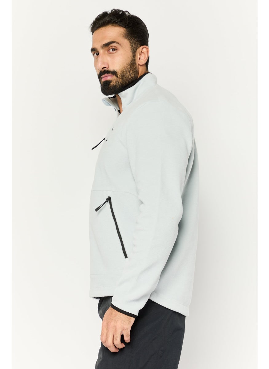 PUMA Men Sportswear Fit Embroidered Logo Running Sweatshirt, Light Blue  - Image 3