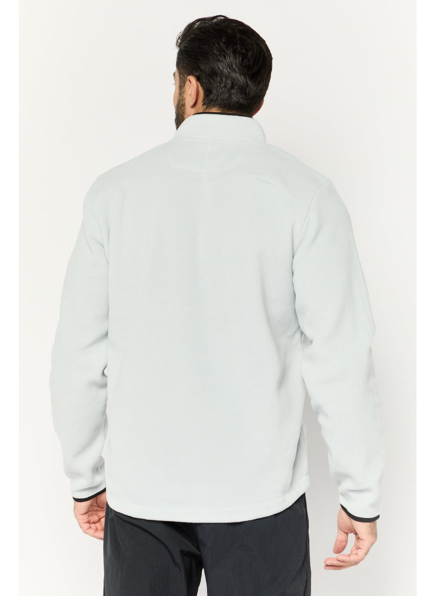 PUMA Men Sportswear Fit Embroidered Logo Running Sweatshirt, Light Blue  - Image 4
