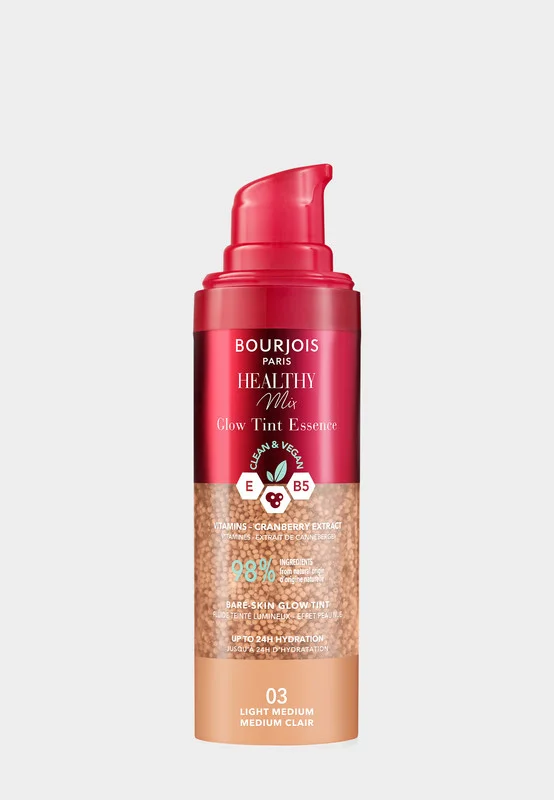 بورجوا باريس Healthy Mix Glow Tint Essence - 03 - Light Medium, 30ml