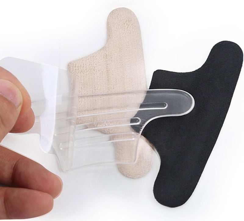 Heel Cushion Inserts 3 Pairs Gel Heel Protectors Fabric Pads Anti-Slip Comfort Women’s Foot Relief - Image 4
