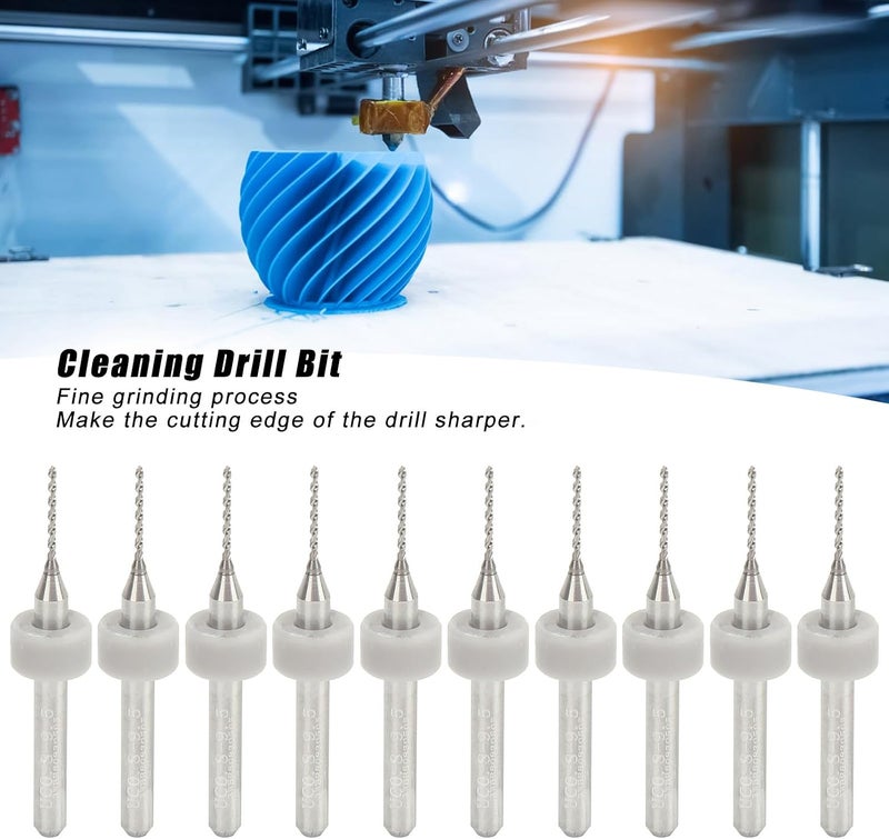 Fdit 0.8 Mm 10 -piece Cleaning Nozzle for Precise Metal Parts Spare Treatment 3D Printer - Image 4