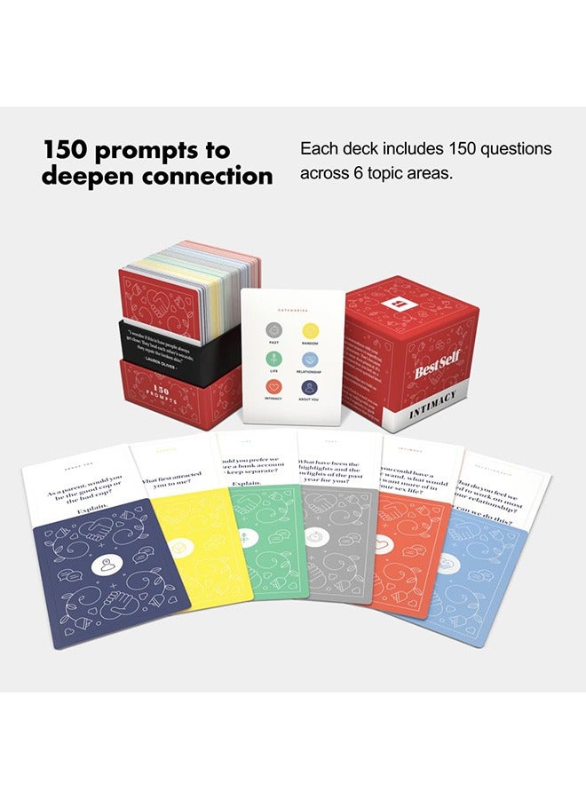 BestSelf Intimacy Deck with 150 Relationship Building Conversation Starters, Meaningful Couples Game, Perfect Couples Card Games - Image 3