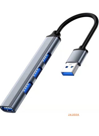 Ultra Slim USB 3.0 Hub with 4 Ports for Laptop, Notebook, PC, Mouse, Keyboard – High-Speed Data Transfer, Compact Design, Silver - pzsku/Z36CFF85B4A9A7E0E5B96Z/45/_/1736253124/2b7ed77b-456b-4a94-85ef-2f60bef8a233