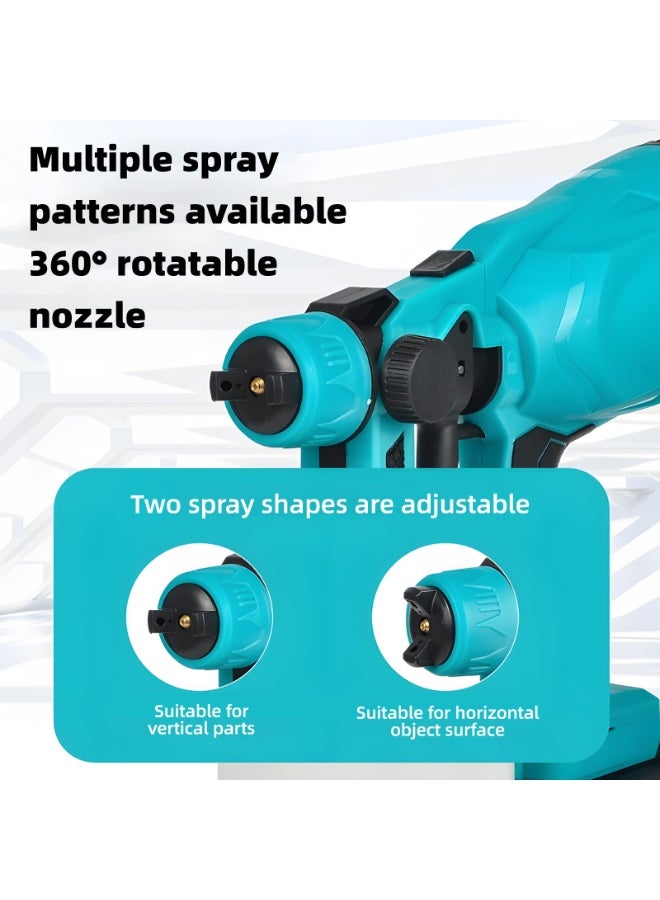 Cordless Electric Paint Sprayer Gun – 2 Batteries, HVLP Handheld Paint Machine for Home, Fence, Car & Wall Painting  - Image 5