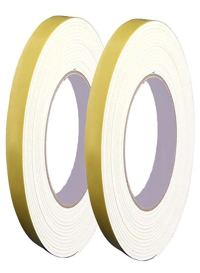 ANKEV شريط لاصق مزدوج الجوانب من ANKEV مصنوع من رغوة الأكريليك، مناسب للجدران، والأعمال الحرفية، والأثاث، والورق، والخطافات، متعدد الاستخدامات، للمنزل، والمكتب، ومشاريع DIY، مثالي للتركيب، مقاس 1 بوصة × 3 أمتار (عبوة من قطعتين). - Image 1